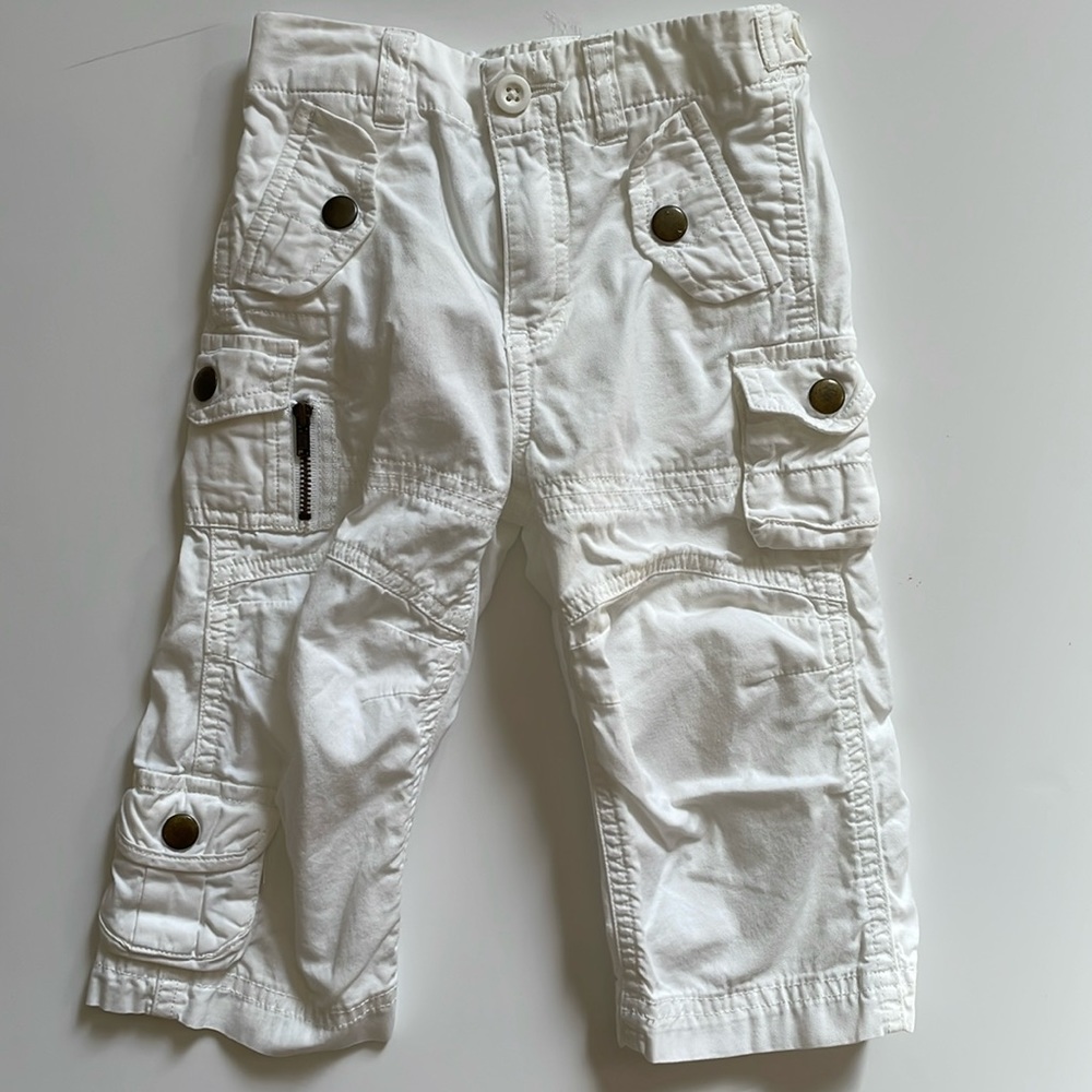 Polo by Ralph Lauren Toddler White Cargo Pants